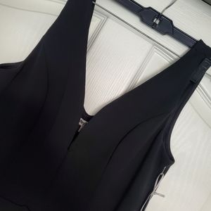 Flare leg black jumpsuit